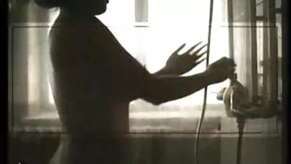 Masturbatie omaporm op het balkon